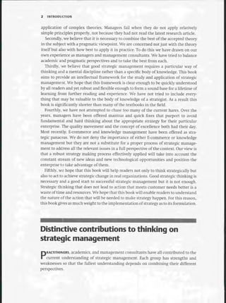 Strategic Management  The Course Book