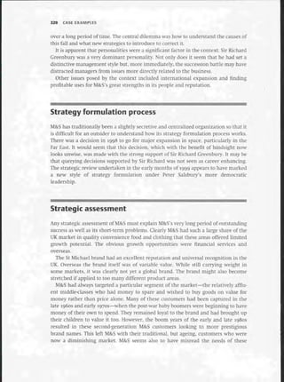 Strategic Management  The Course Book