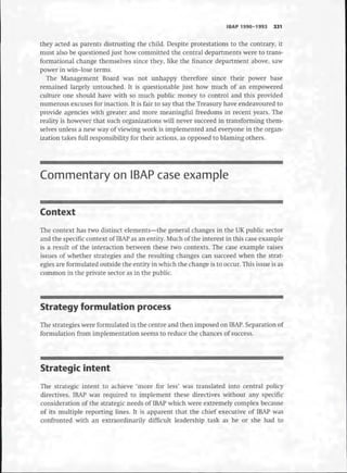 Strategic Management  The Course Book