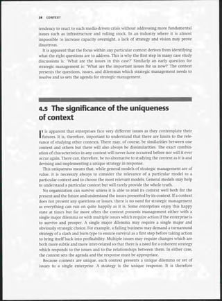 Strategic Management  The Course Book