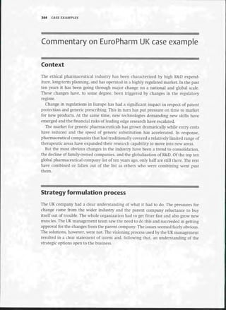 Strategic Management  The Course Book