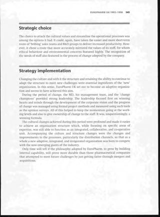 Strategic Management  The Course Book