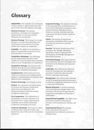 Strategic Management  The Course Book