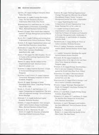 Strategic Management  The Course Book