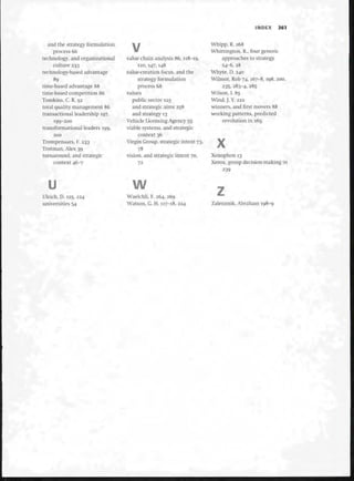 Strategic Management  The Course Book