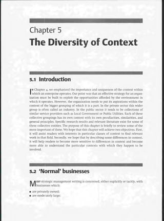 Strategic Management  The Course Book