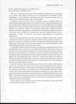 Strategic Management  The Course Book