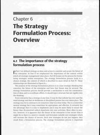 Strategic Management  The Course Book