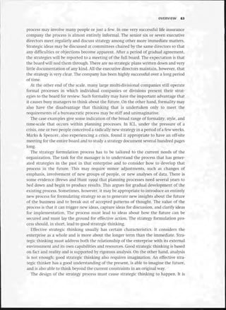 Strategic Management  The Course Book