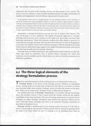 Strategic Management  The Course Book