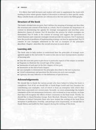 Strategic Management  The Course Book