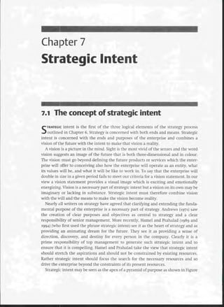 Strategic Management  The Course Book