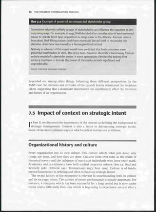 Strategic Management  The Course Book