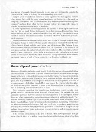 Strategic Management  The Course Book