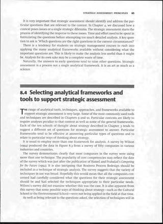 Strategic Management  The Course Book