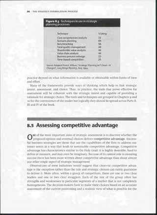 Strategic Management  The Course Book