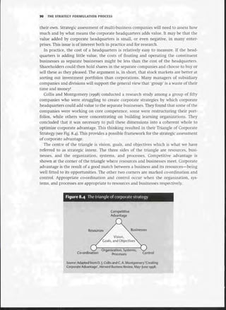 Strategic Management  The Course Book