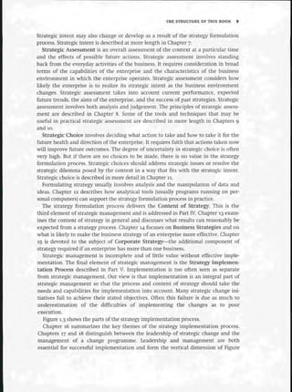 Strategic Management  The Course Book