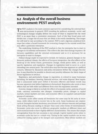 Strategic Management  The Course Book