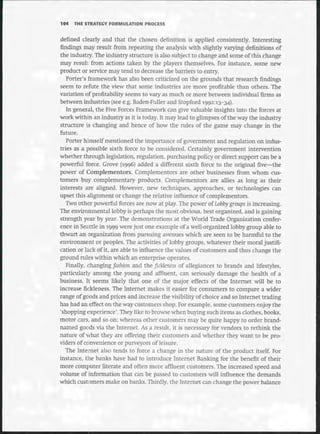 Strategic Management  The Course Book