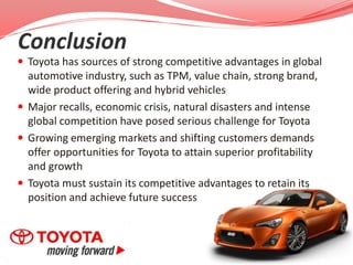 Strategic management toyota case study | PPTX