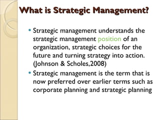 Strategic+management+2 | PPT