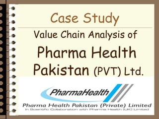 Case Study
Value Chain Analysis of
Pharma Health
Pakistan (PVT) Ltd.
 