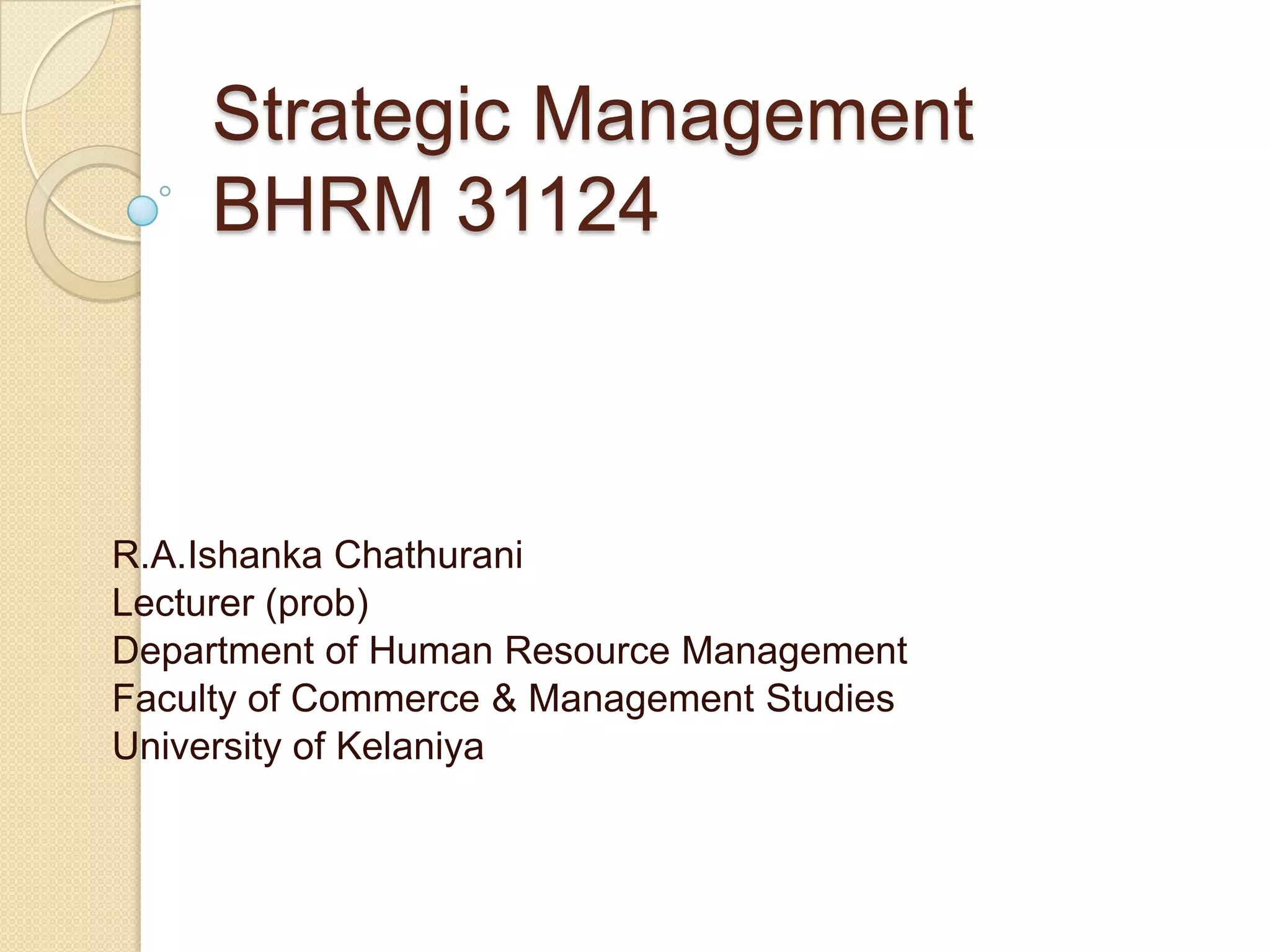 Strategic+management+5 | PPTX | Business Administration | Business