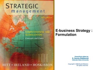 E-business Strategy : Formulation 