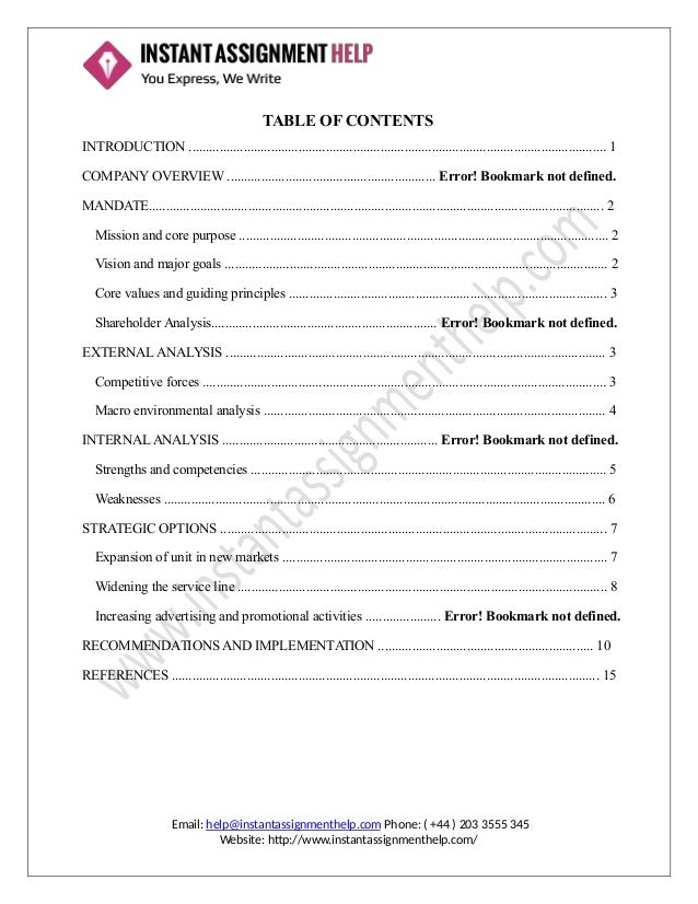 Assignment strategic management case study picture