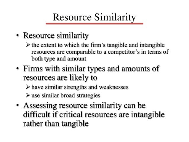 resource similarity