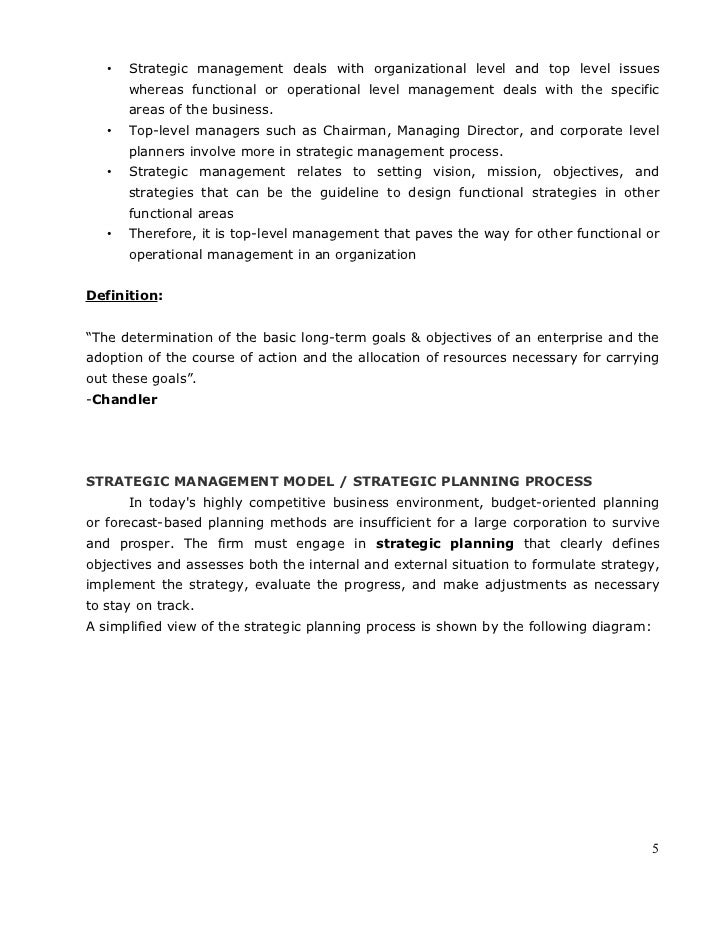 Strategic management ppt Strategic management ppt