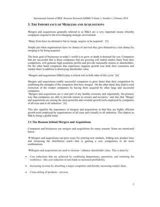 Strategic management managing mergers and acquisitions | PDF