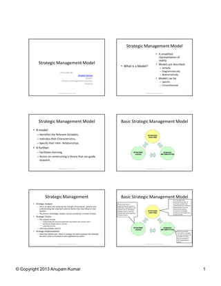 Strategic management model | PDF