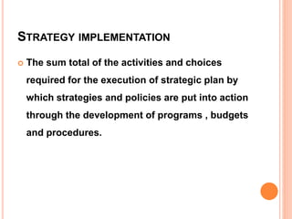 Strategic management model process | PPTX