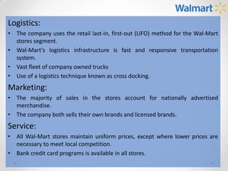 Strategic Management Of It At Wal Mart | PPSX