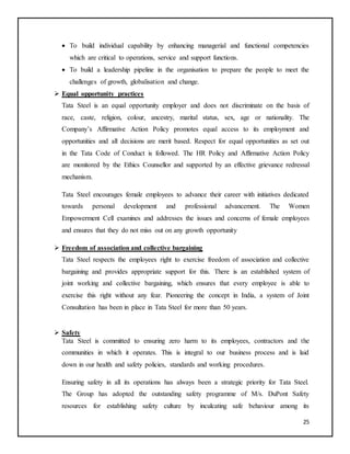 Strategic Management of Tata Steel | DOCX