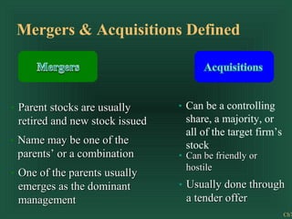 pros and cons of mergers