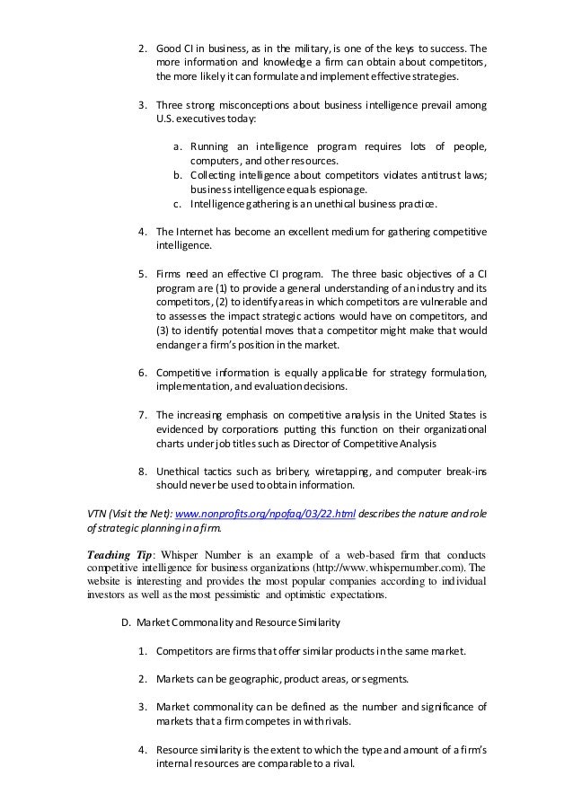 Dissertation on strategic management