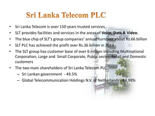 Strategic marketing plan for slt megaline for the year 2015 | PPTX