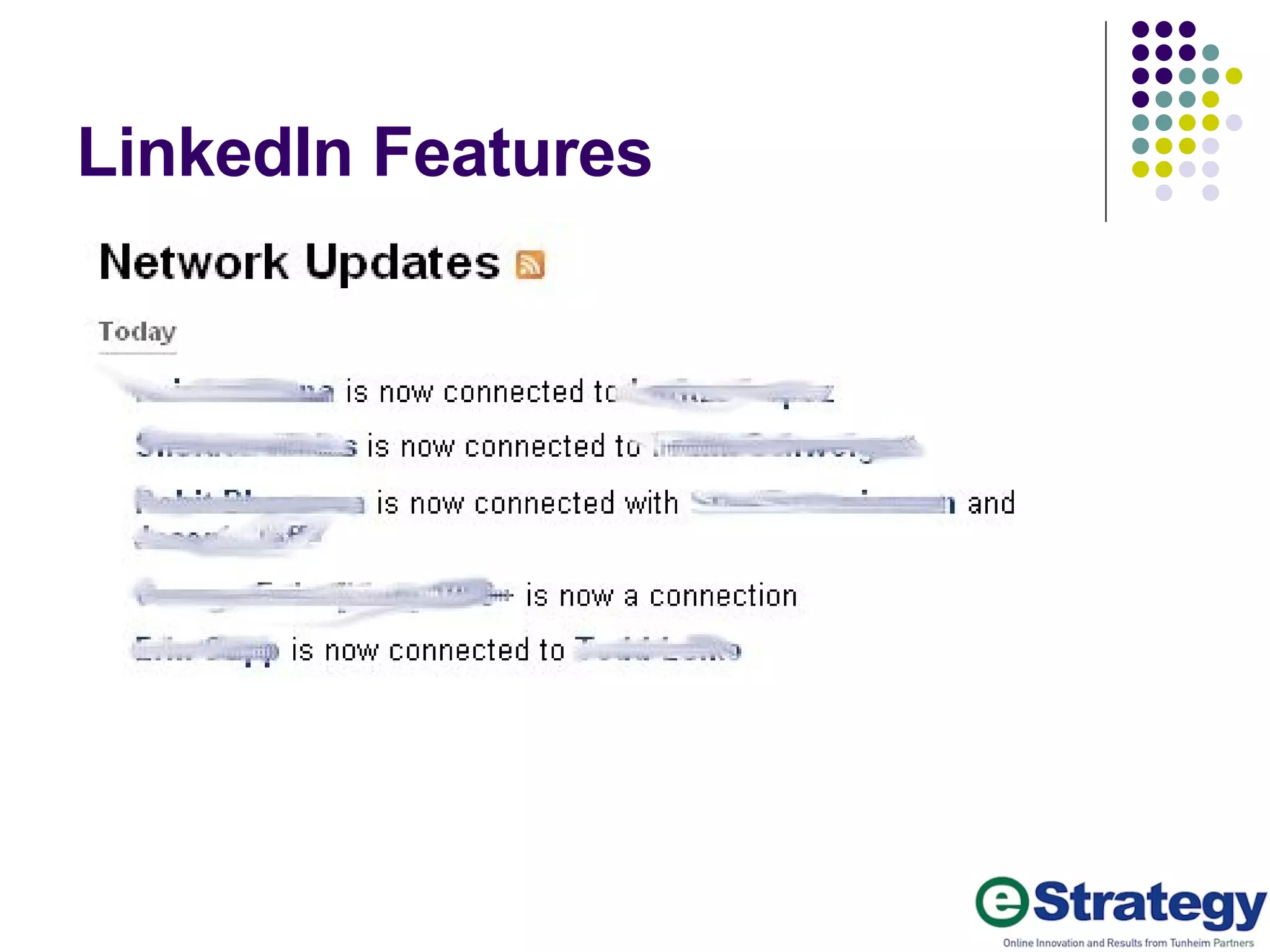 LinkedIn Features 
