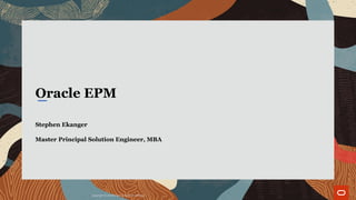 Oracle EPM Webinar | PDF