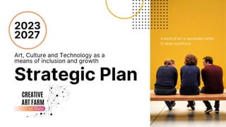 Strategic Plan CAFI APS (English presentation)
