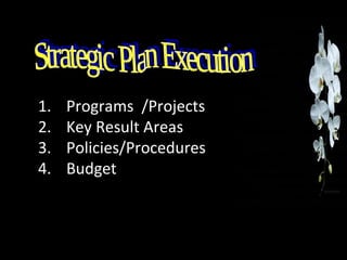 Strategic Plan Execution ,[object Object],[object Object],[object Object],[object Object]