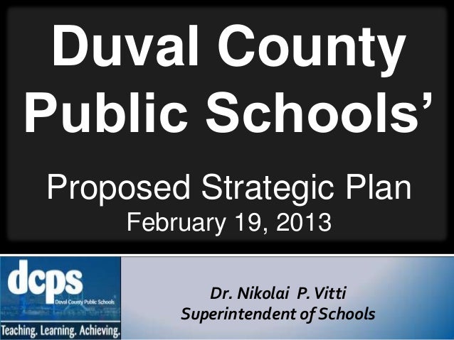 Duval County Public Schools Proposed Strategic Plan