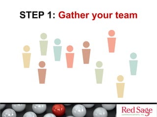 STEP 1: Gather your team

 