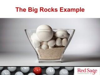 The Big Rocks Example

 