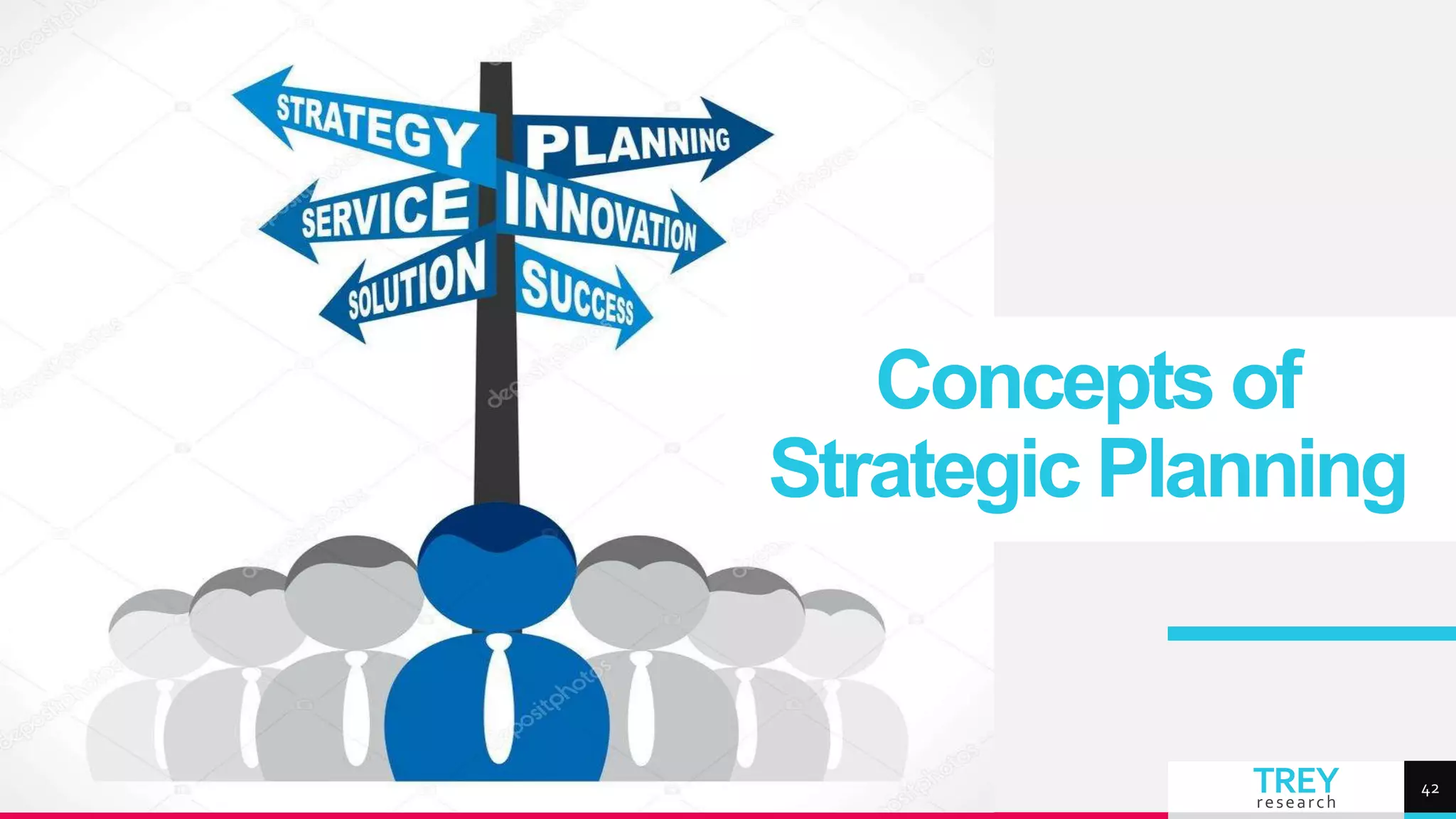 TREY
research
Concepts of
Strategic Planning
42
 