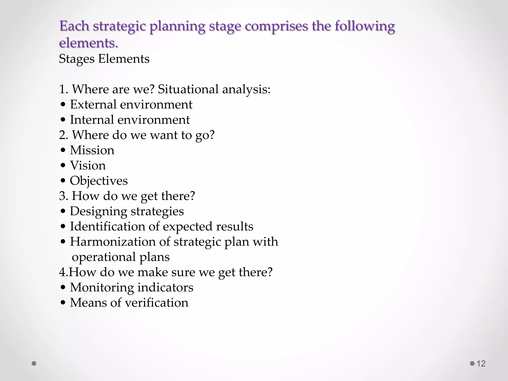Strategic planning and its implementation. | PPTX