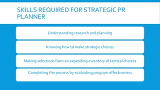 Strategic Planning for Public Relations | PPTX | Business ...